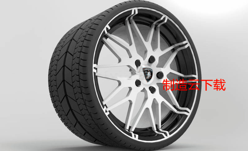 基尼车轮3D模型
