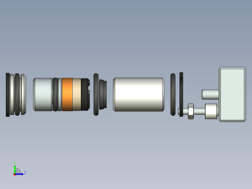 雙倍力缸-12口徑左视缩略图