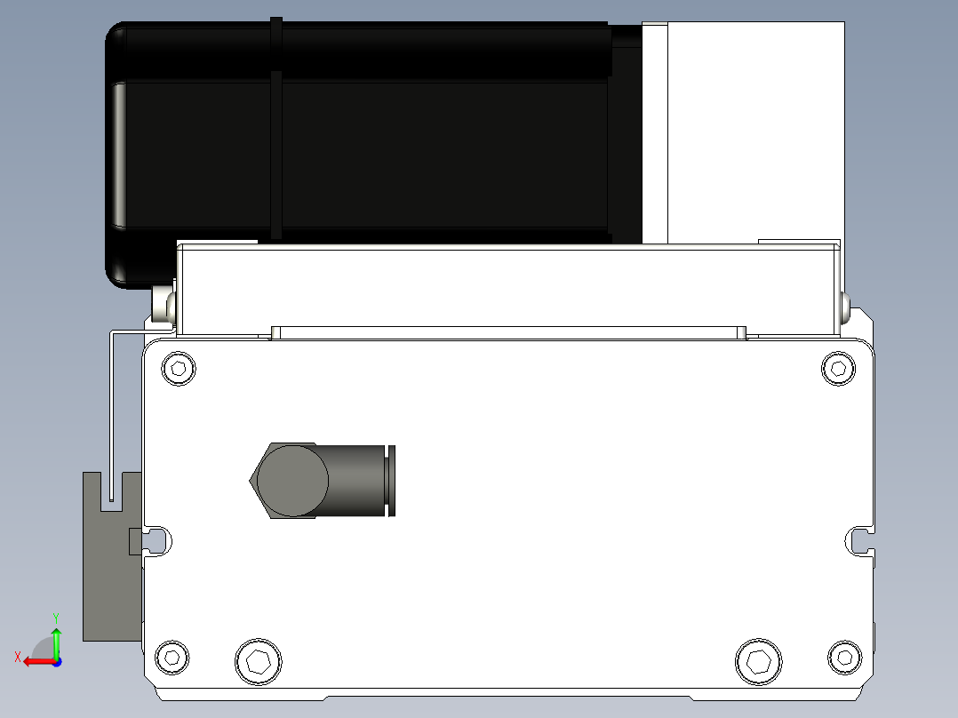 Toyo东佑达直线模组-ECB17-1200-LU后视图