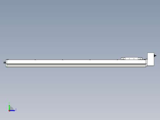 Toyo东佑达直线模组-ECB17-1200-LU左视缩略图