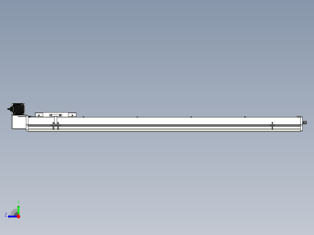 Toyo东佑达直线模组-ECB17-1200-LU右视图