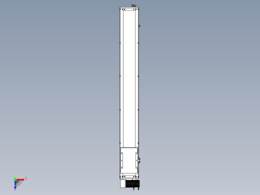 Toyo东佑达直线模组-ECB17-1200-LU俯视缩略图