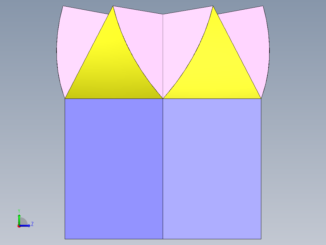 纸盒结构_1左视图