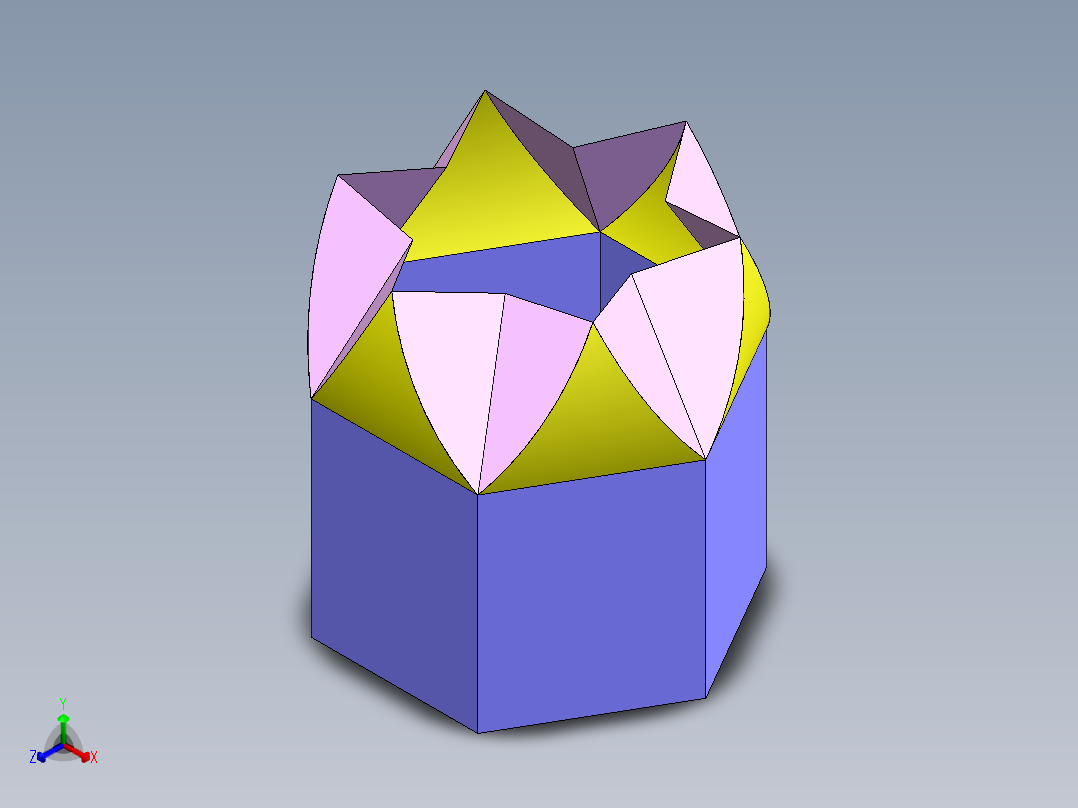 纸盒结构_1正等轴测图
