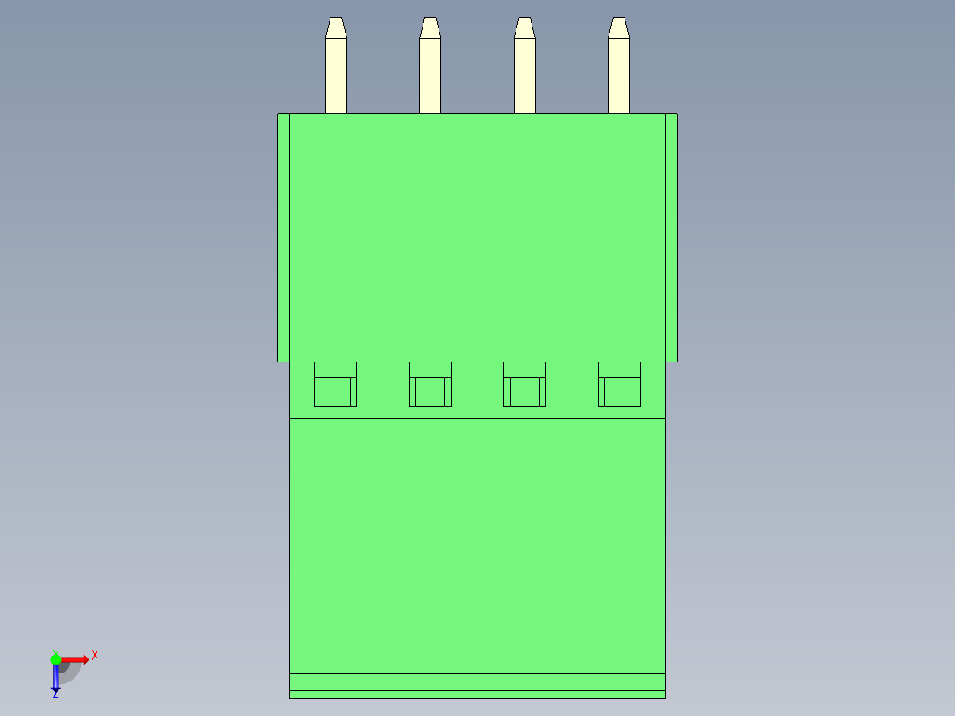 15EDG-3.5-4P(V-Hhb)俯视图