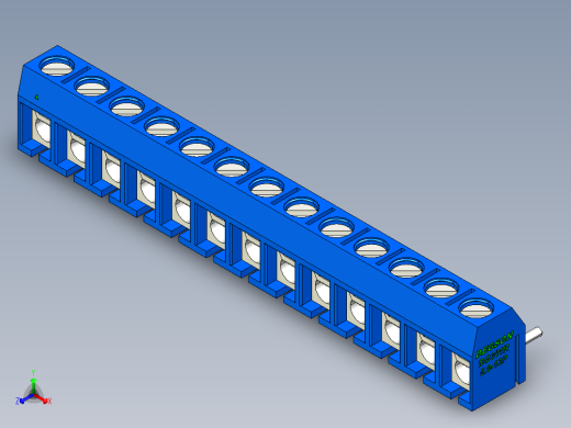 DEGSON DG301 系列 5.0mm 接线端子-DG301R-5.0-13P-12-00AH