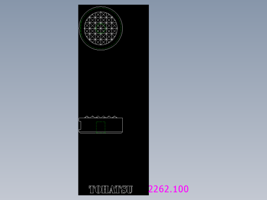 夾爪(圓型)2262-2D多系列多零件图纸模型
