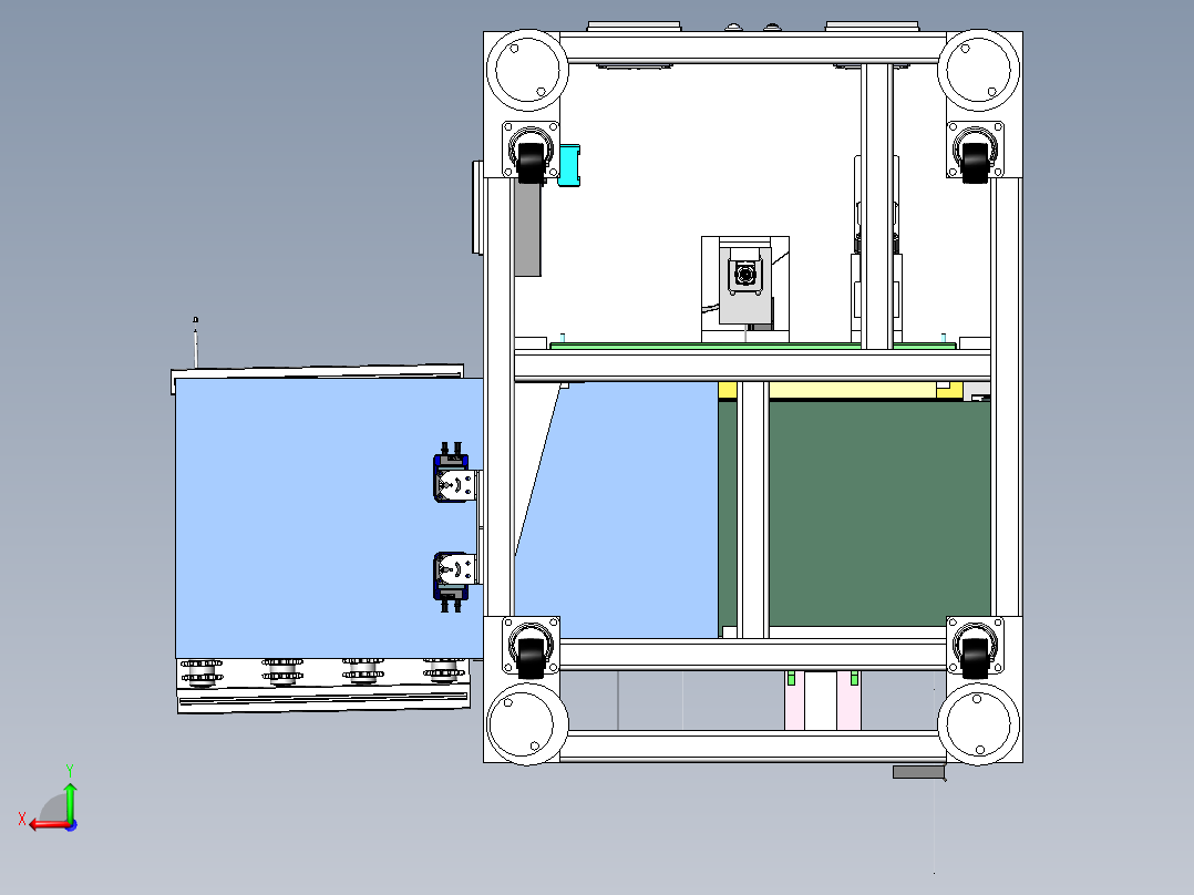 贴膜检测设备后视图