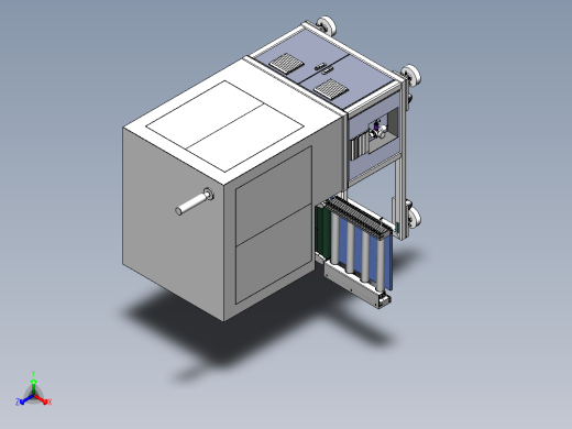 贴膜检测设备正等轴测缩略图