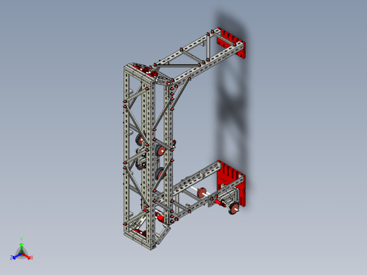 Portal crane门式起重机3D数模图纸 STP格式