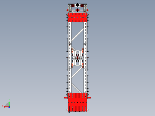Portal crane门式起重机3D数模图纸 STP格式后视缩略图