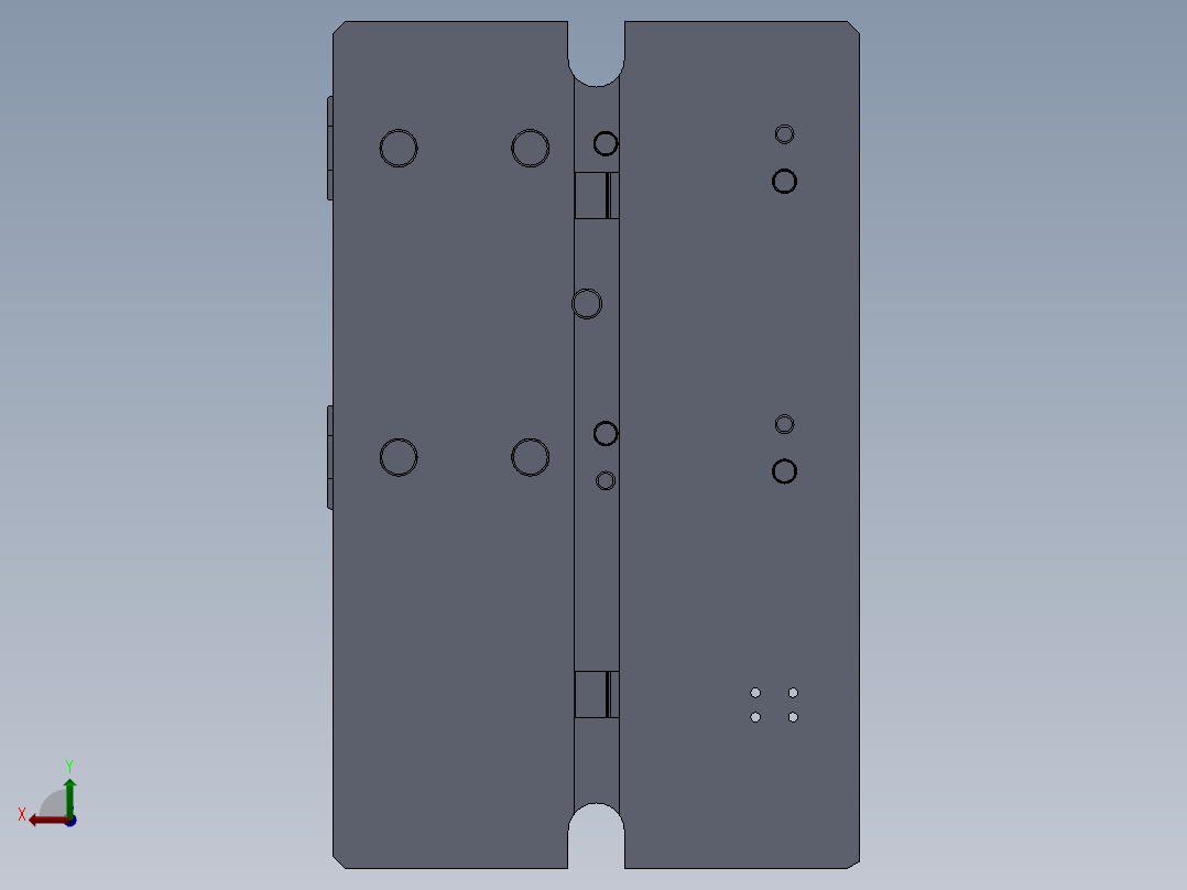 曲轴加工工艺及铣钻夹具设计后视图