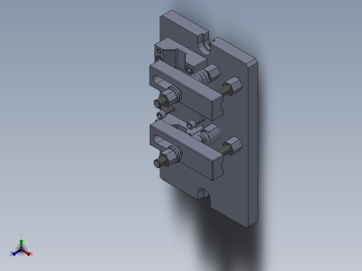 曲轴加工工艺及铣钻夹具设计正等轴测缩略图