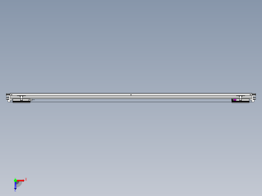 威洛博VL系列直线电机模组-2VL14S2-S1800俯视缩略图