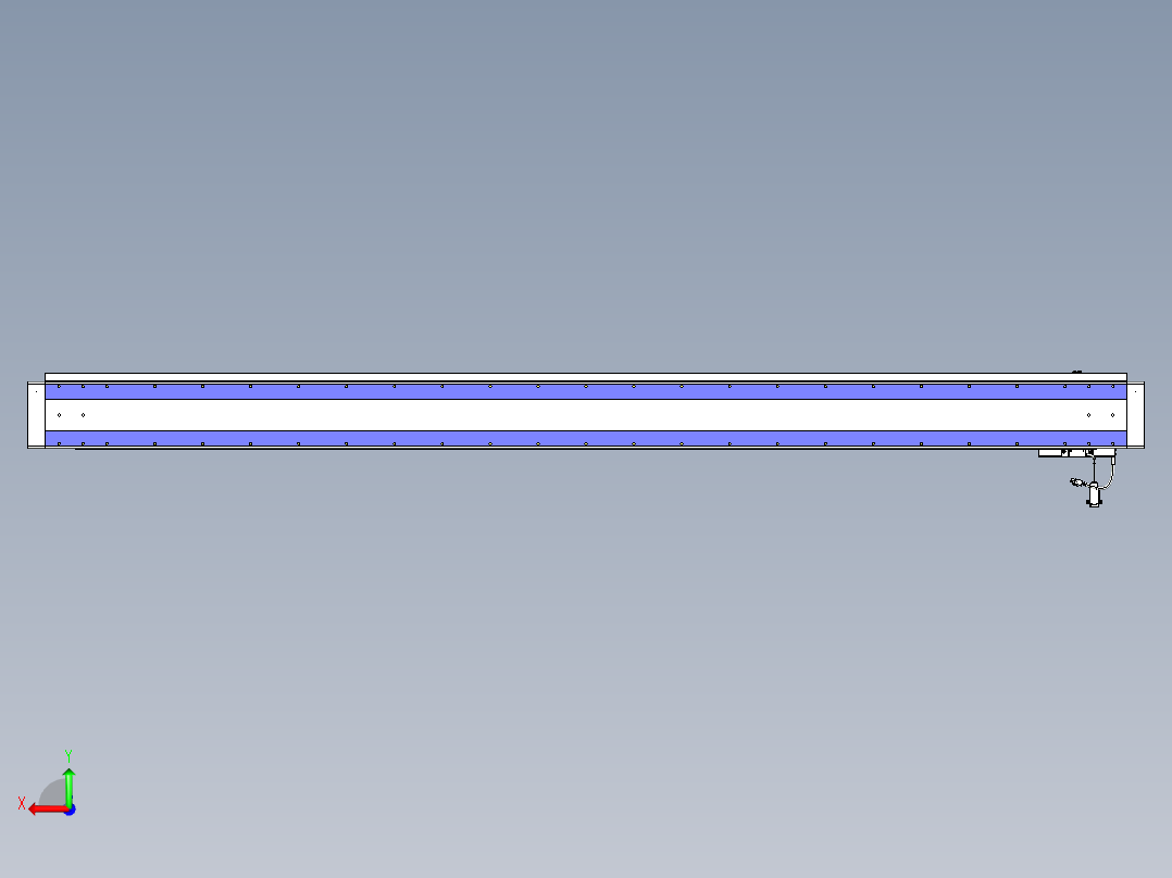 威洛博VL系列直线电机模组-VL14S2-S2050后视图