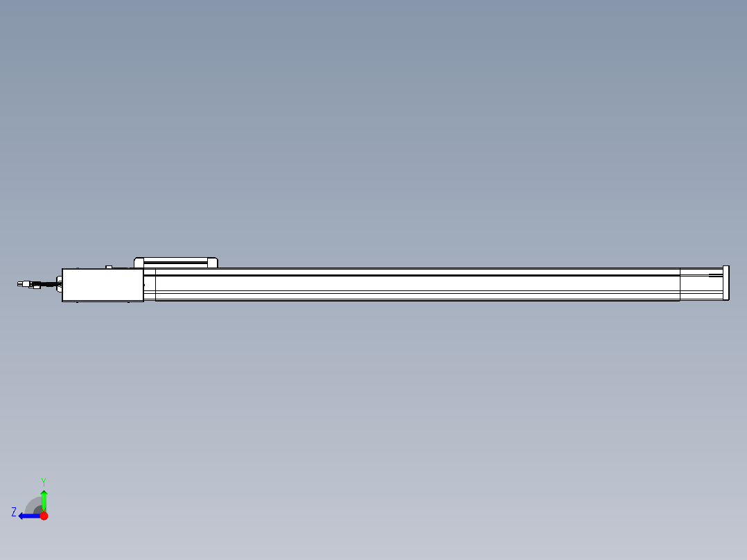 威洛博LB.GB同步带传动--欧规系列LB6A-L65-S950-BL右视图