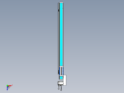威洛博LB.GB同步带传动--欧规系列LB6A-L65-S950-BL俯视缩略图