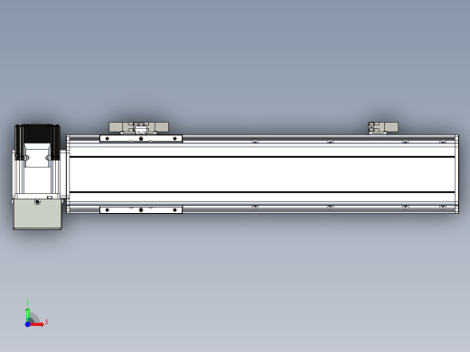 同步带滑台-半封闭B10H-L45-S300-LU-P40-D3前视缩略图