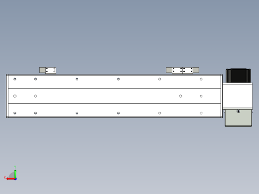 同步带滑台-半封闭B10H-L45-S300-LU-P40-D3后视缩略图