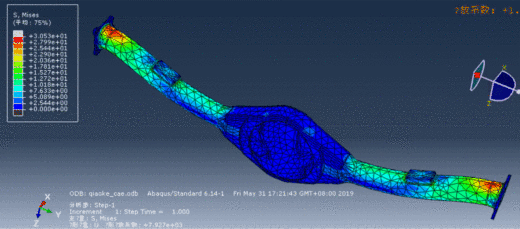 驱动桥壳有限元分析610850缩略图