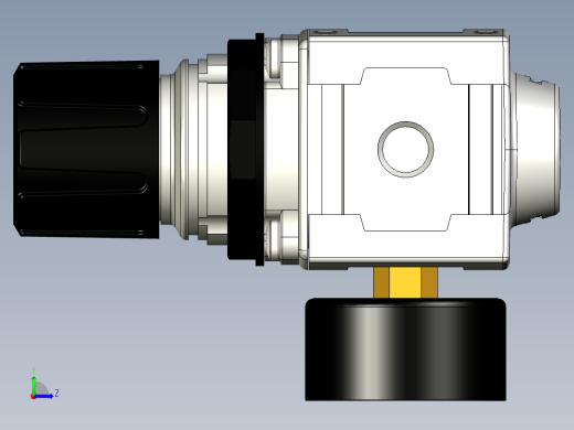 标准手动压力调节器PARKER GLOBAL AIR PREP SYSTEM COMPACT AIR PRESSURE REGULATORS - P32R SERIES (24)左视缩略图