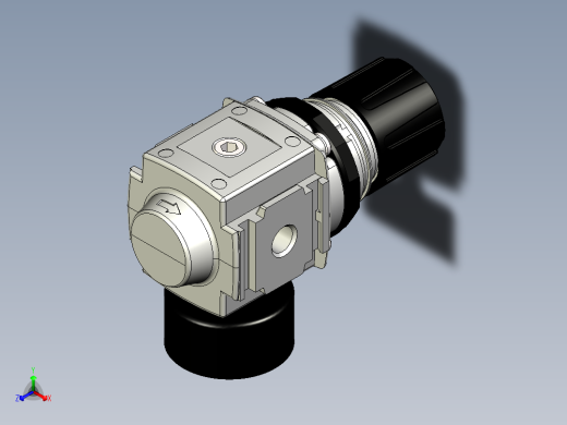 标准手动压力调节器PARKER GLOBAL AIR PREP SYSTEM COMPACT AIR PRESSURE REGULATORS - P32R SERIES (24)正等轴测缩略图