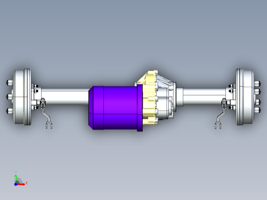 电驱动桥装配体前视缩略图