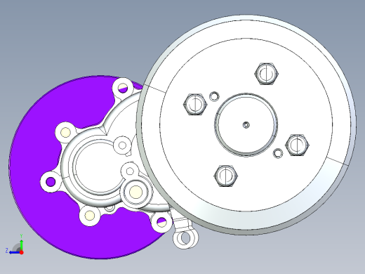 电驱动桥装配体右视缩略图