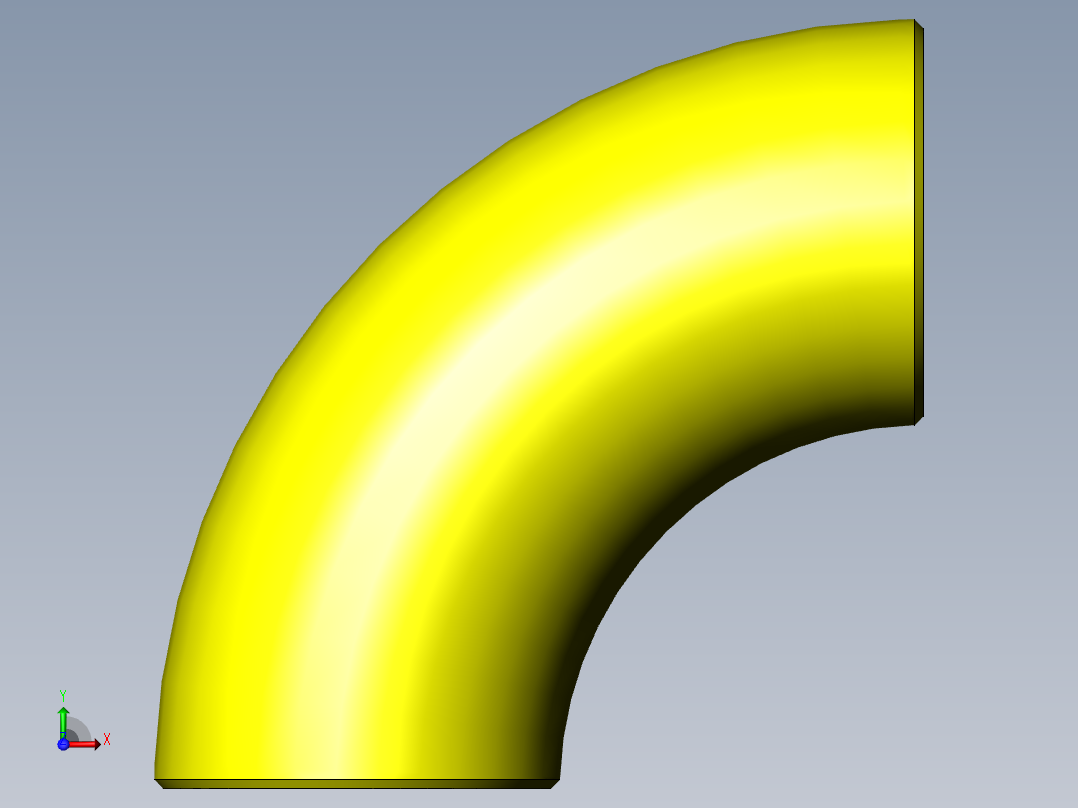 90deg lr metric elbow前视图