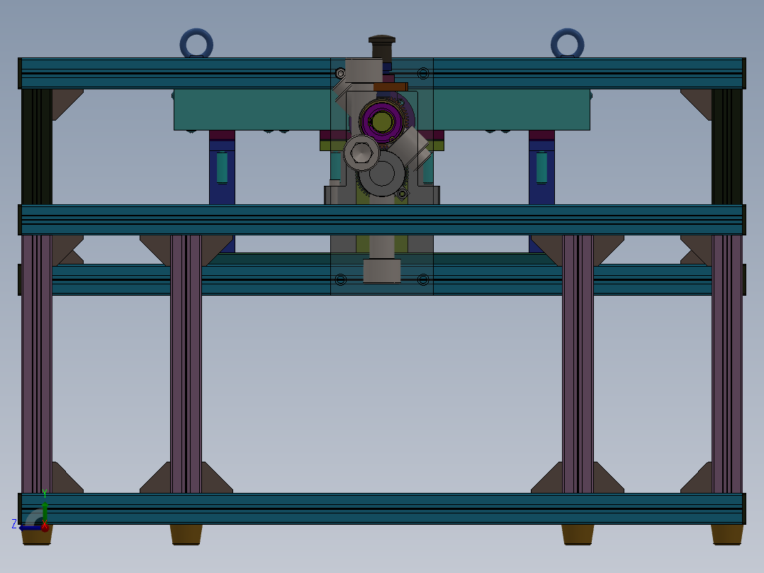 旋转固定机构右视图