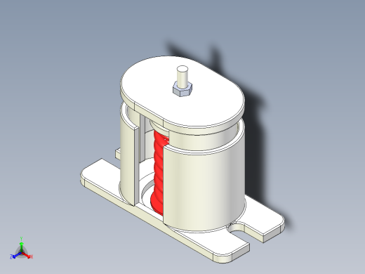 减震器正等轴测缩略图