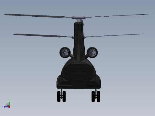 CH-47运输直升机简易玩具右视缩略图