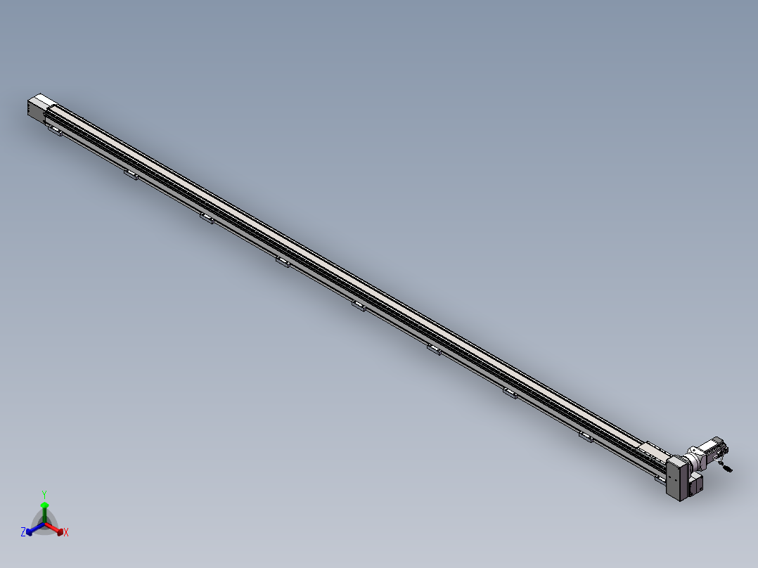 欧规同步带GTB85-LU-750W正等轴测图