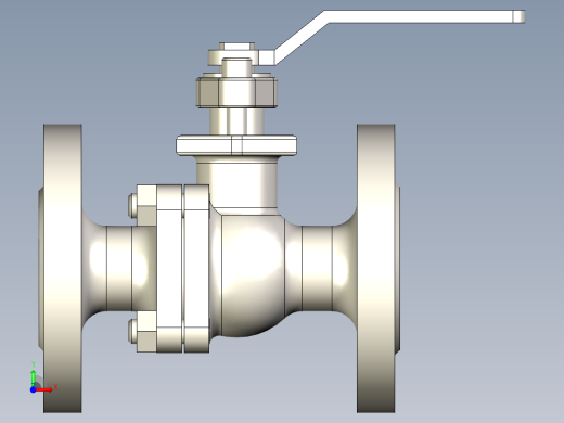 管道手动球阀-水管开关阀-手动阀门DN25铸钢球阀前视缩略图
