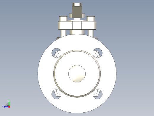 管道手动球阀-水管开关阀-手动阀门DN25铸钢球阀右视缩略图