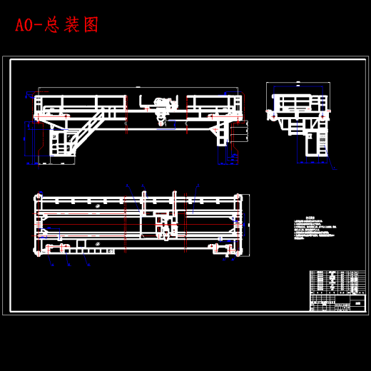 18-22.5桥式起重机主梁设计5张CAD图缩略图
