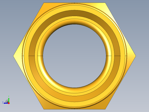 扩口式工业通用硬管接头Shorter Nut 41FX-10右视缩略图