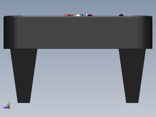 台球桌右视缩略图