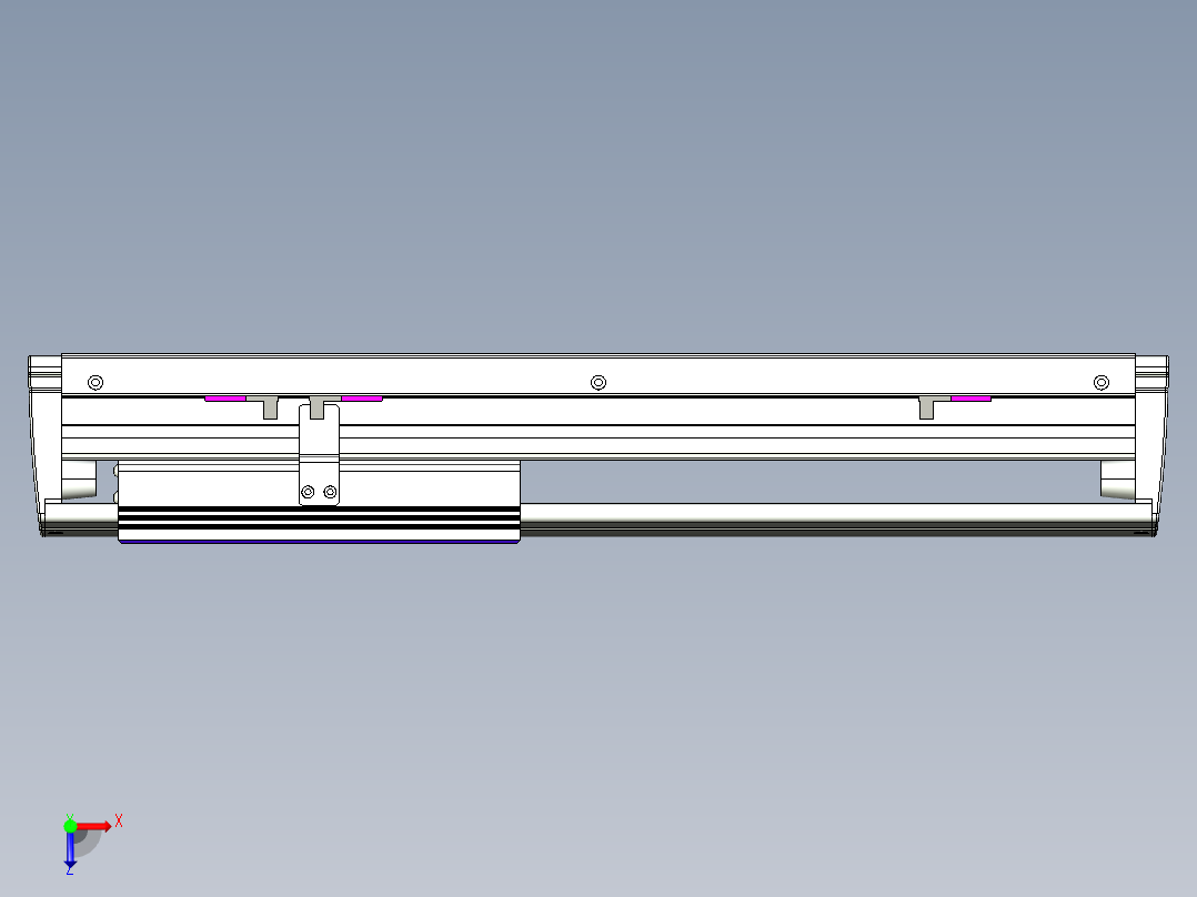 威洛博VL系列3d模型模组VL14S2Y-S250俯视图