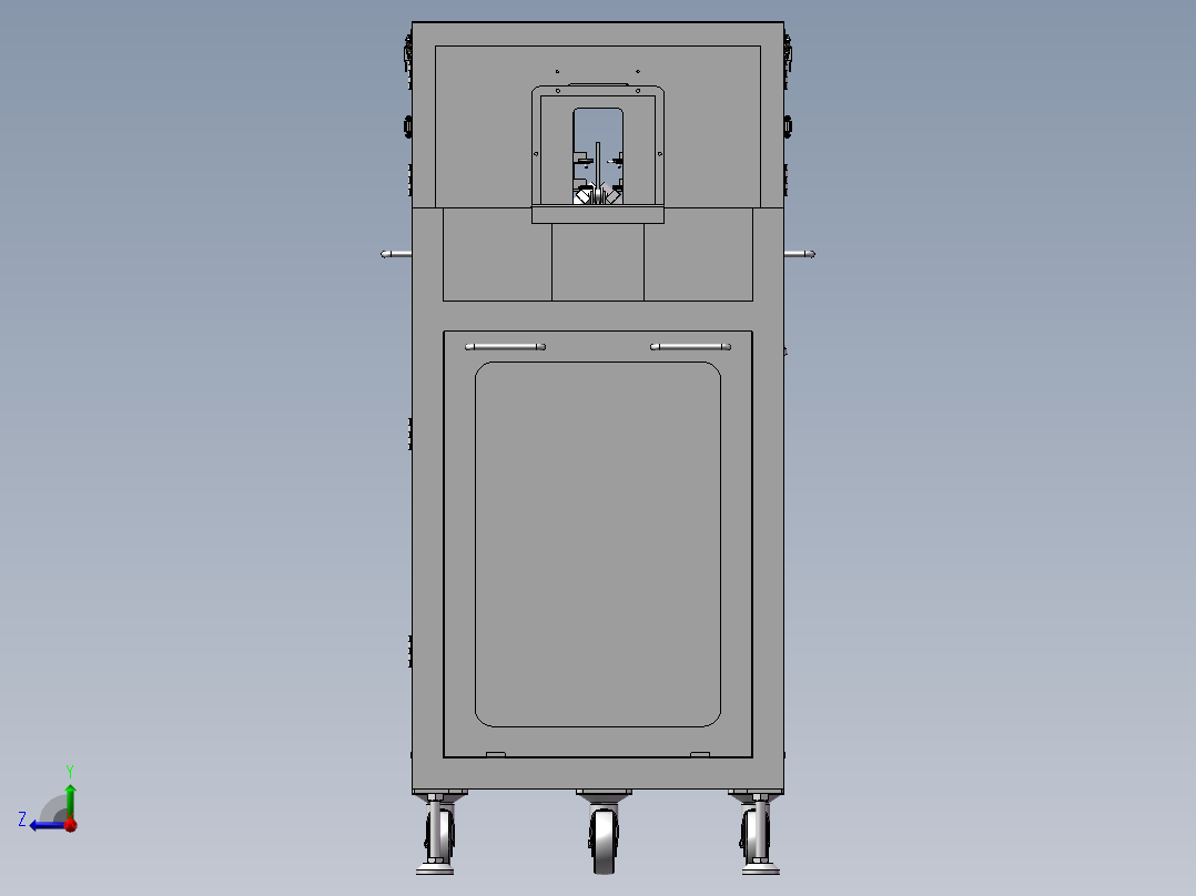 电子板卡清洗设备右视图