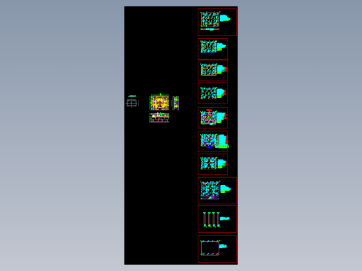 3C类电脑外壳切HING缺口模具设计图
