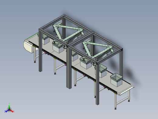 并联机器人快速装箱设计