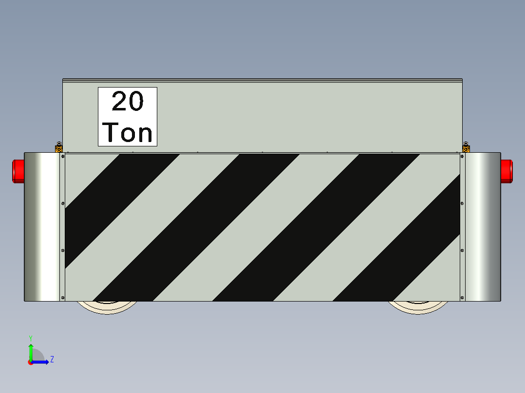 转运车20T左视图