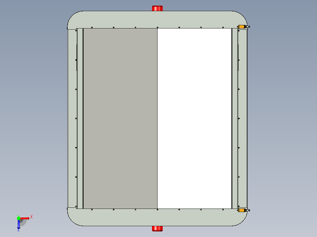 转运车20T俯视图