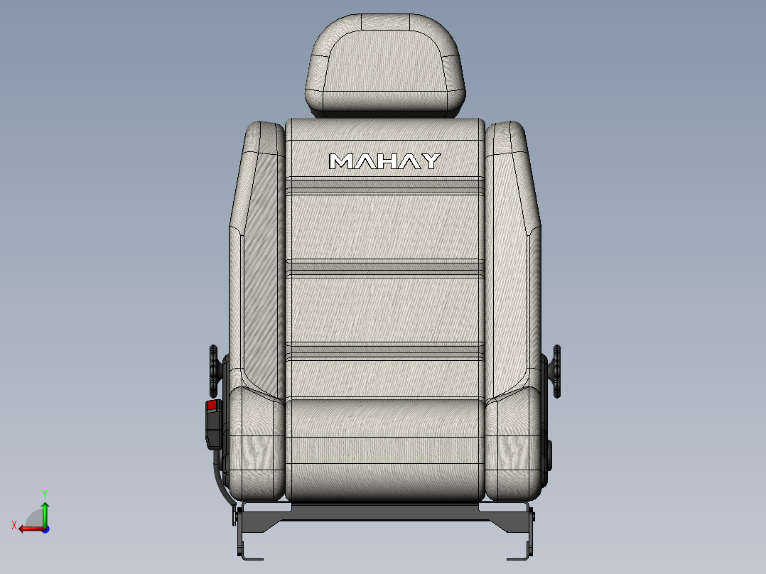汽车座椅(7)后视图