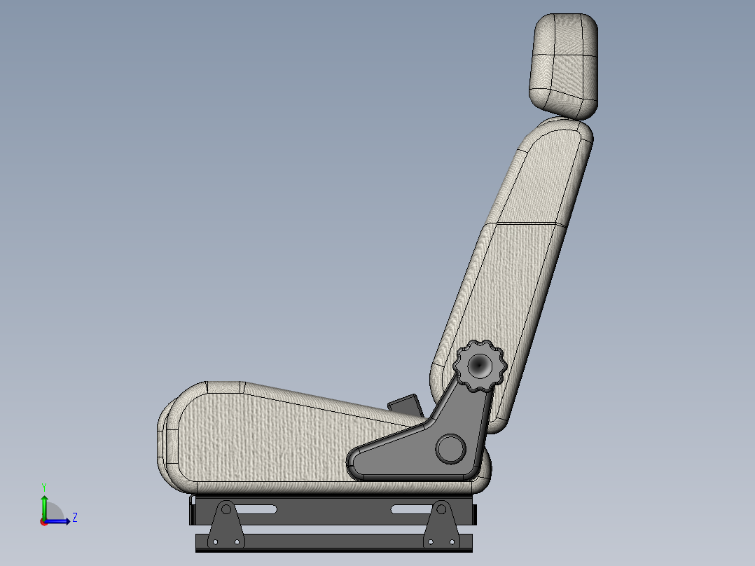 汽车座椅(7)左视图