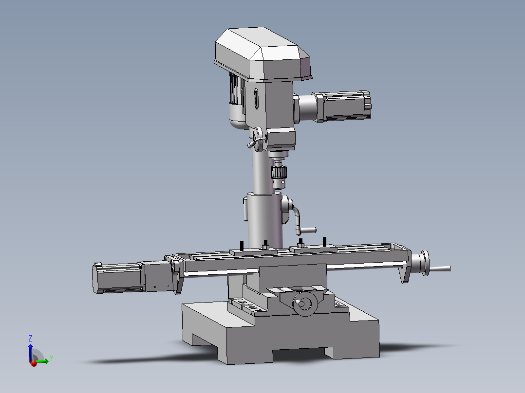 普通小型台钻的自动化改造设计含开题、SW三维及7张CAD图
