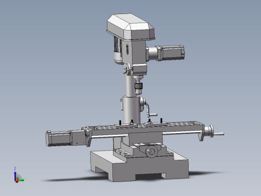 普通小型台钻的自动化改造设计含开题、SW三维及7张CAD图