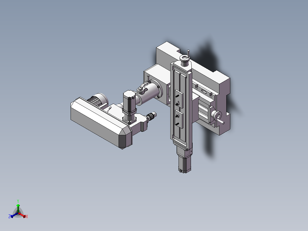 普通小型台钻的自动化改造设计含开题、SW三维及7张CAD图正等轴测图