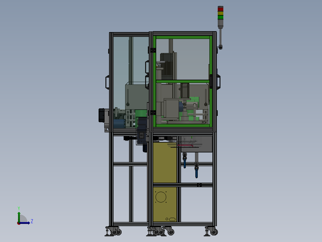 湿法纺丝机  sw18左视图
